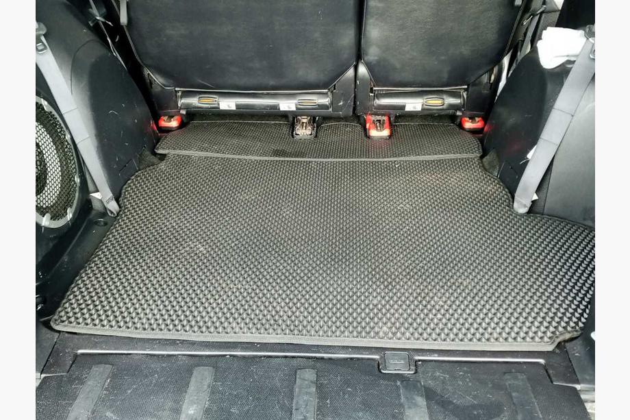 Mitsubishi Outlander 2006-2012 гг. Коврик багажника (EVA, черный) 7-местный Фото 8