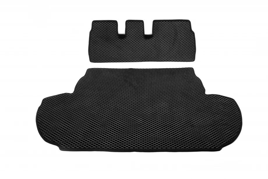 Mitsubishi Outlander 2006-2012 гг. Коврик багажника (EVA, черный) 7-местный Фото 4