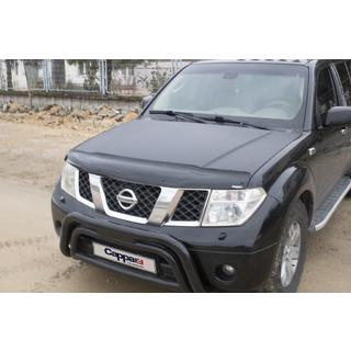 Дефлектор капота (EuroCap) Nissan Navara 2006-2015 гг. фото 2