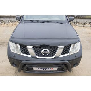 Дефлектор капота (EuroCap) Nissan Navara 2006-2015 гг. фото 3