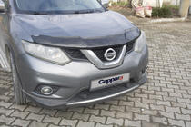 Nissan X-trail T32/Rogue 2014-2021 гг. Дефлектор капота (EuroCap) фото 3