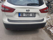 Nissan Qashqai 2014-2021 гг. Накладка на задний бампер EuroCap (2014-2017, ABS) фото 7