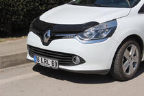 Renault Clio IV 2012-2019 гг. Дефлектор капота (EuroCap) фото 9