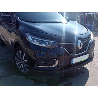 Дефлектор капота (EuroCap) Renault Kadjar 2015-2022 гг. фото 3