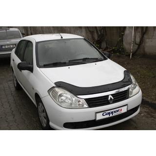 Дефлектор капота (EuroCap) Renault Symbol 2008-2013 гг. фото 4