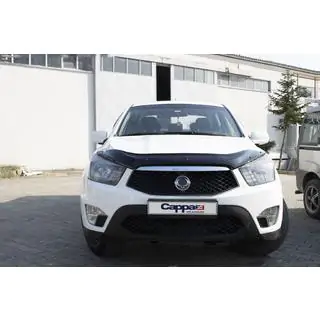 Дефлектор капота EuroCap (для Korando Sports) SsangYong Korando 2010-2019 гг. фото 1
