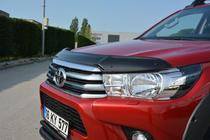 Toyota Hilux 2015- гг. Дефлектор капота (2015-2020, EuroCap) фото 6