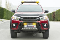 Toyota Hilux 2015- гг. Дефлектор капота (2015-2020, EuroCap) фото 3