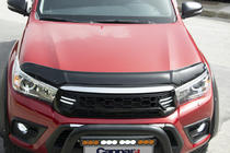 Toyota Hilux 2015- гг. Дефлектор капота (2015-2020, EuroCap) фото 4