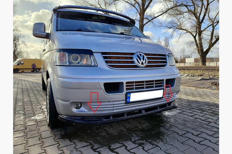 Volkswagen T5 Multivan 2003–2010 гг. Передний лип-спойлер (ABS) Image