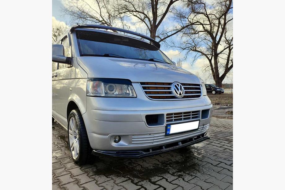 Volkswagen T5 Caravelle 2004-2010 гг. Передний лип-спойлер (ABS) Фото 2