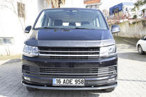 Volkswagen T6 2015-2024 гг. Дефлектор капота карбон лук (EuroCap) фото 10