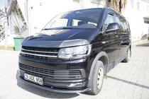 Volkswagen T6 2015-2024 гг. Дефлектор капота карбон лук (EuroCap) фото 8