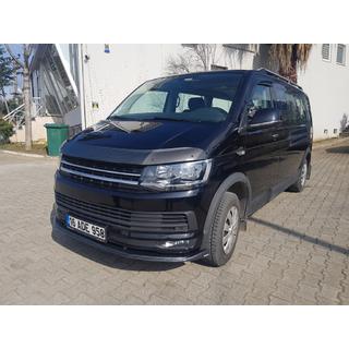 Дефлектор капота карбон лук (EuroCap) Volkswagen T6 2015-2024 гг. фото 3
