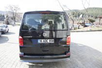 Volkswagen T6 2015-2024 гг. Задний лип спойлер под карбон (ABS) фото 5
