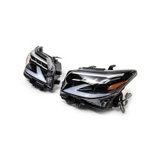 Передние фары в дизайне 2021-2023 (2 шт., Full LED, с AFS) Lexus GX460 2009-2023 гг. фото 4