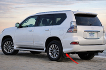 Lexus GX460 2009-2023 гг. Премиум задние брызговики (2 шт., 2013+) фото 1