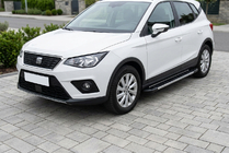 Seat Arona 2017- гг. Боковые Подножки RedLine Black (2 шт., Алюминий) фото 1