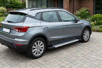 Seat Arona 2017- гг. Боковые Подножки New Vision Grey (2 шт., Алюминий) фото 1