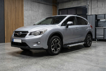 Subaru XV 2011-2017 гг. Боковые Подножки New Vision Grey (2 шт., Алюминий) фото 1