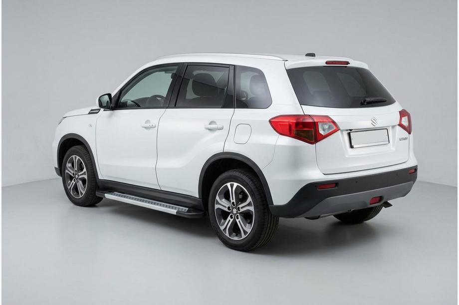 Suzuki Vitara 2015- гг. Боковые Подножки New Vision Grey (2 шт., Алюминий) Image