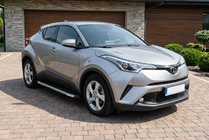 Toyota C-HR 2016-2023 гг. Боковые Подножки BlackLine (2 шт., Алюминий) фото 1