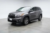Toyota Highlander 2013-2019 гг. Боковые Подножки BlackLine (2 шт., Алюминий) фото 1
