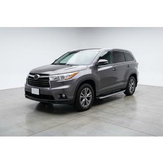 Боковые Подножки BlackLine (2 шт., Алюминий) Toyota Highlander 2013-2019 гг. фото 1