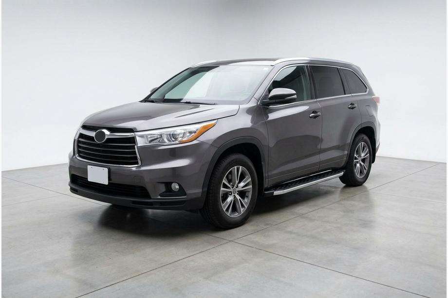 Toyota Highlander 2013-2019 гг. Боковые Подножки BlackLine (2 шт., Алюминий) Image