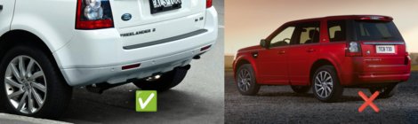 Land Rover Freelander II 2006–2014 гг. Брызговики Premium (4 шт) фото 3