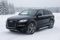 Audi Q7 2005-2015 гг. Боковые Подножки New Vision Grey (2 шт., Алюминий) фото 1