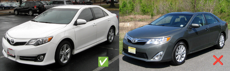 Toyota Camry 2011–2017 гг. Брызговики Premium (для USA SE, 2011-2014, 4 шт) фото 4