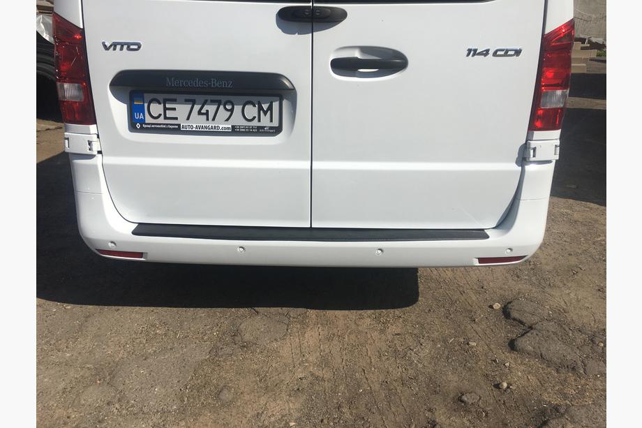 Mercedes Vito/V-class W447 2014- гг. Накладка на задний бампер DDU (ABS) Фото 5