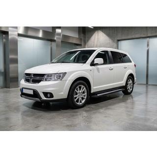 Боковые пороги New Vision Black (2 шт., алюминий) Dodge Journey 2008-2020 гг. фото 1