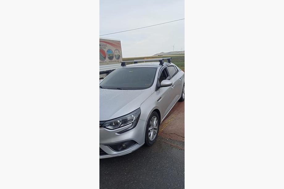 Renault Megane IV 2016-2025 гг. Поперечины на гладкую крышу (2 шт, Asaf V4) Фото 1