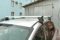 Skoda Octavia II A5 2006-2010 гг. Поперечины на гладкую крышу (2 шт, Asaf V4) фото 1