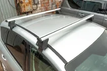 Skoda Octavia II A5 2006-2010 гг. Поперечины на гладкую крышу (2 шт, Asaf V4) фото 2