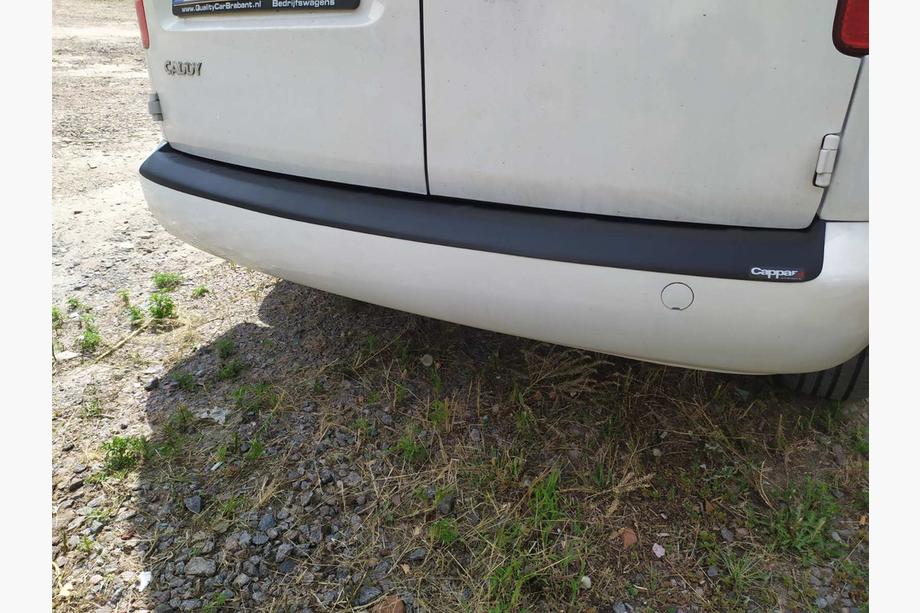Volkswagen Caddy 2010-2015 гг. Накладка на задний бампер (ABS) Image