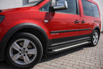Volkswagen Caddy 2010-2015 гг. Комплект молдингов и расширителей арок Длинная База фото 1