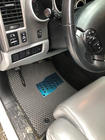 Toyota Sequoia 2007-2022 гг. Полиуретановые коврики 3 ряда (EVA, черные) фото 6