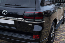 Toyota Land Cruiser 200 2007-2021 гг. Задние Фонари 2016-2021 (Sequential Red) фото 5