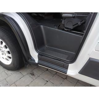 Накладки на пороги EuroCap (2 шт, ABS)
