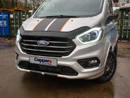 Ford Custom 2013-2022 гг. Дефлектор капота EuroCap (2018-2022) фото 10