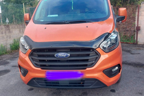 Ford Custom 2013-2022 гг. Дефлектор капота EuroCap (2018-2022) фото 3