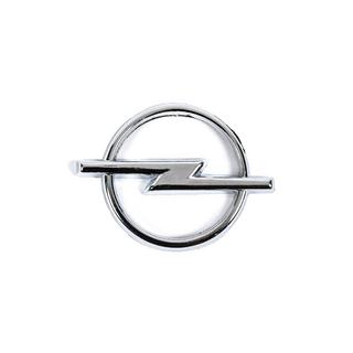 Эмблема (диаметр круга 67 мм, молния 90 мм) Opel Astra G classic 1998-2012 гг. фото 1