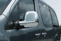 Opel Combo 2019- гг. Накладки на Зеркала (2 шт, пластик) фото 1
