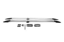 Toyota Land Cruiser 200 2007-2021 гг. Рейлинги турецкий дизайн (Хром, 2 шт) Металлические ножки фото 2