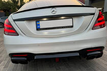 Mercedes S-class W222 2013-2022 гг. Комплект обвесов BRB (черный, 2018+) фото 11