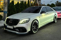 Mercedes S-class W222 2013-2022 гг. Комплект обвесов BRB (черный, 2018+) фото 3