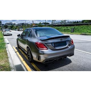 Комплект обвеса с полным задним бампером (дизайн Black Mamba C63GT) Mercedes C-сlass W205 2014-2021 гг. фото 4